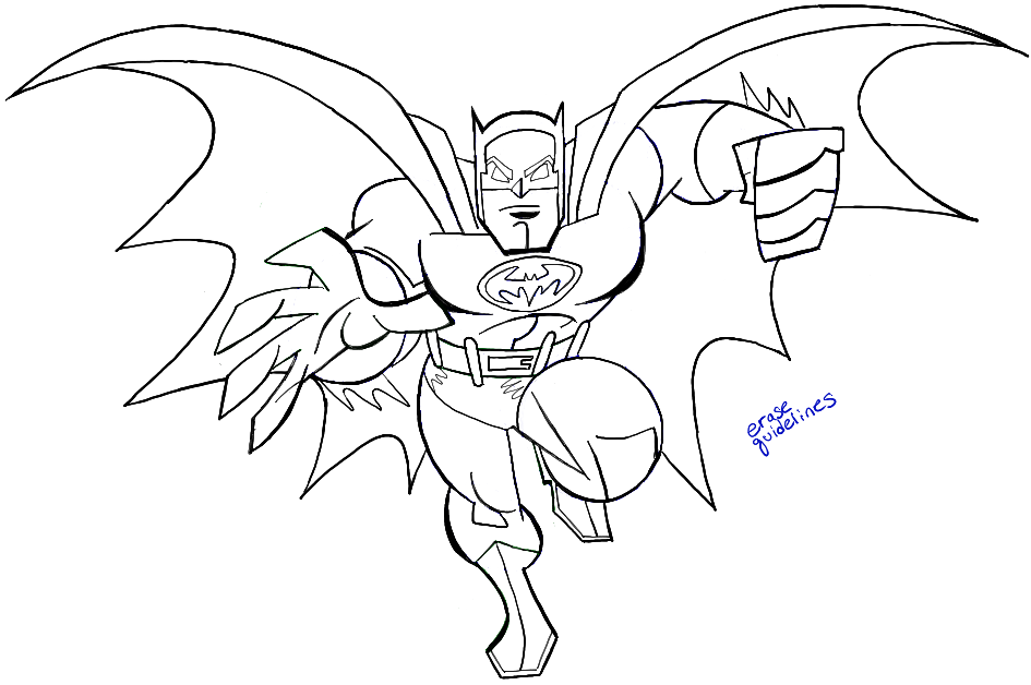 945x628 How To Draw Batman From Dc Comics With Easy Step By Step Drawing