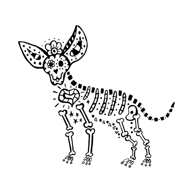 630x630 Day Of The Dead Chihuahua