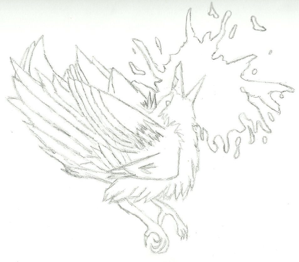 954x838 Dead Bird Drawing [Contains Mild Gore) By Wintersred