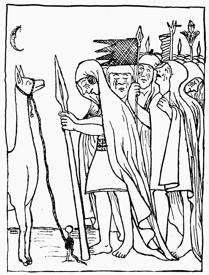 686x900 Inca Empire Dead Ruler Drawing By Granger