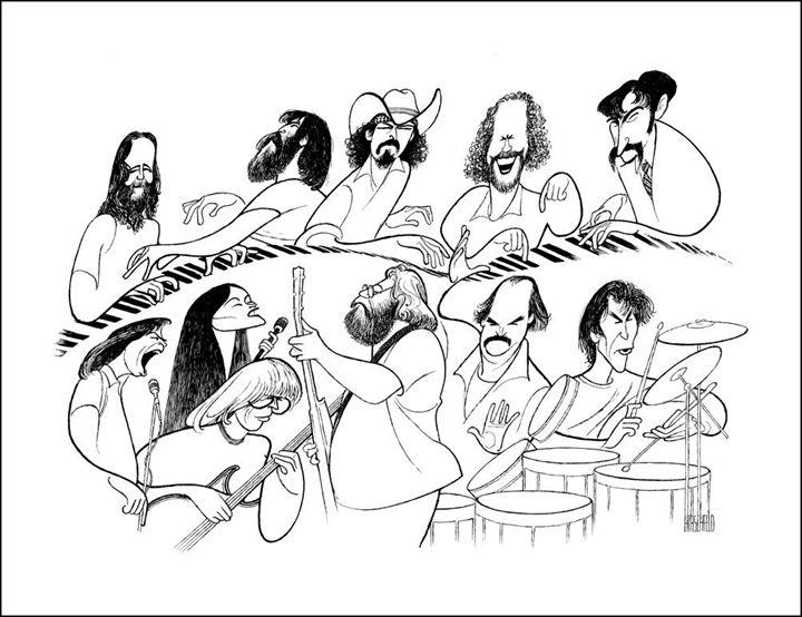 720x554 Al Hirschfeld's The Grateful Dead