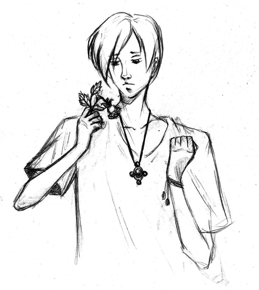 900x1006 The Boy Rose From The Dead, A Sketch By Radian The Art