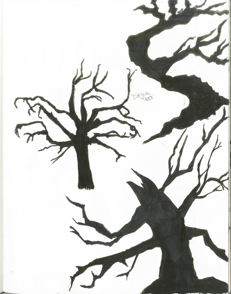 806x1024 Dead Tree Drawing Creepy Dead Tree Drawing Clipart Best Clipart