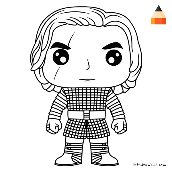 600x600 How To Draw Kylo Ren Chibi Star Wars Step By Step Tutorials