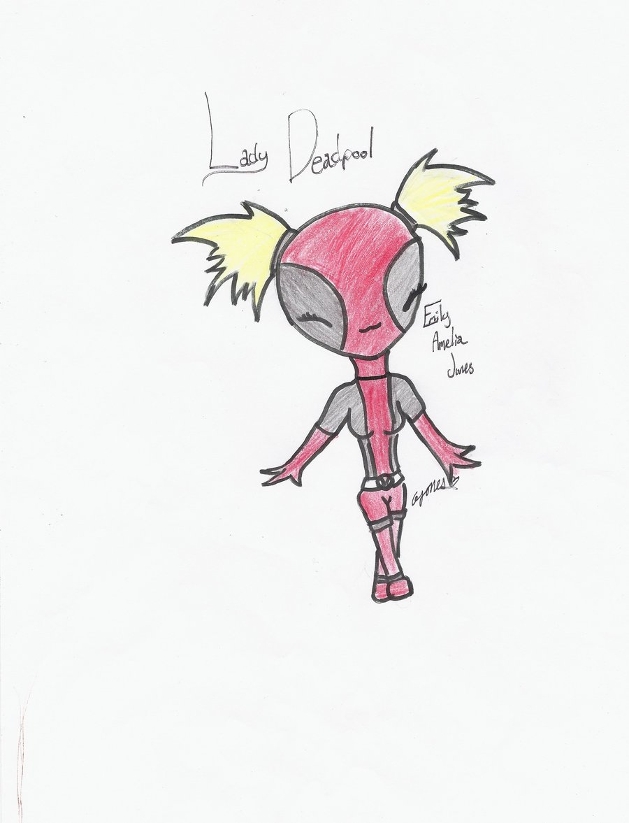 900x1177 Lady Deadpool Chibi For Lexie By Nintystar 98