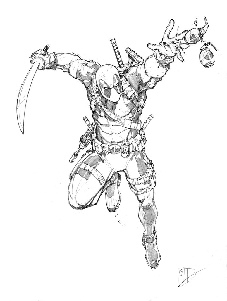 776x1030 Deadpool By Max Dunbar