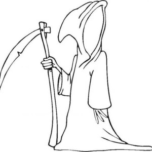300x300 Ghost, Halloween Death Source Ghost Coloring Page Halloween Death