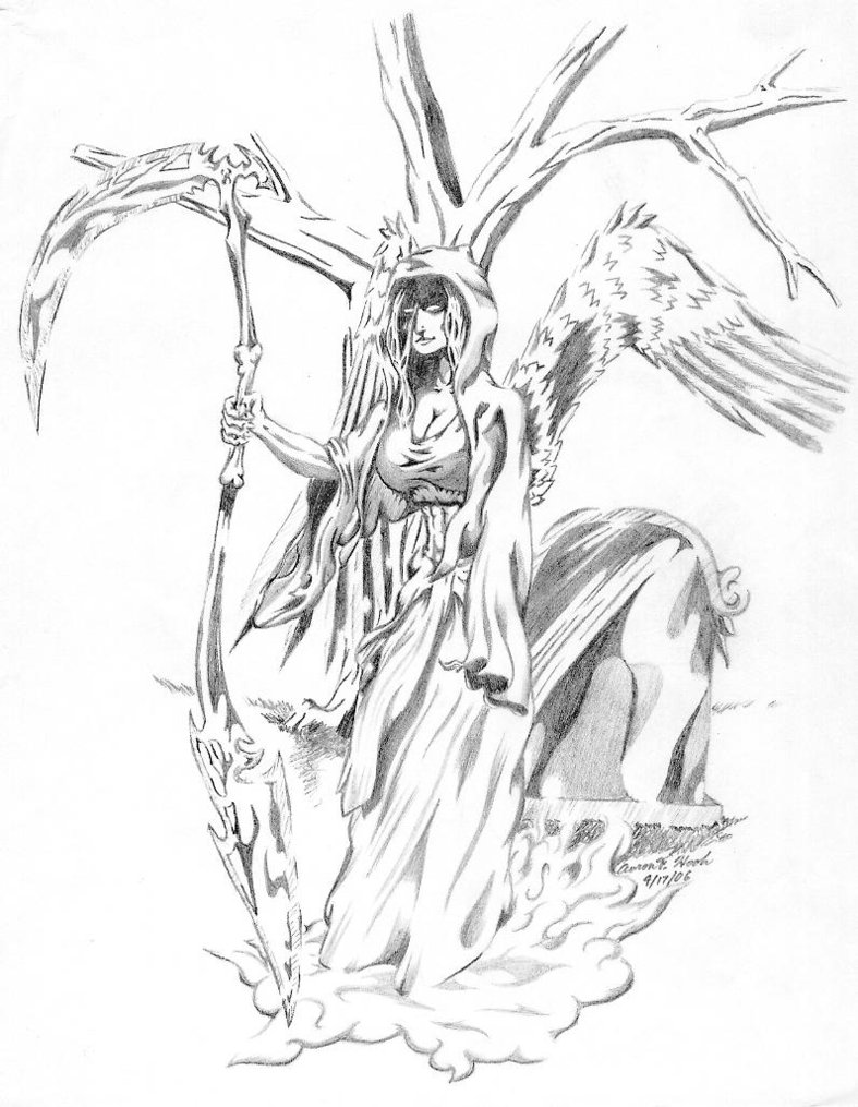 787x1015 Angel Of Death By Thelorddarkwolf