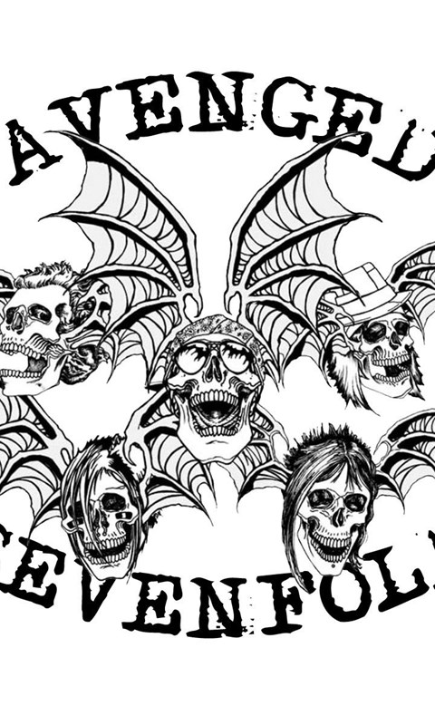 480x800 Avenged Sevenfold Death Bat, Windows, Parede, 1920x1200 Hd