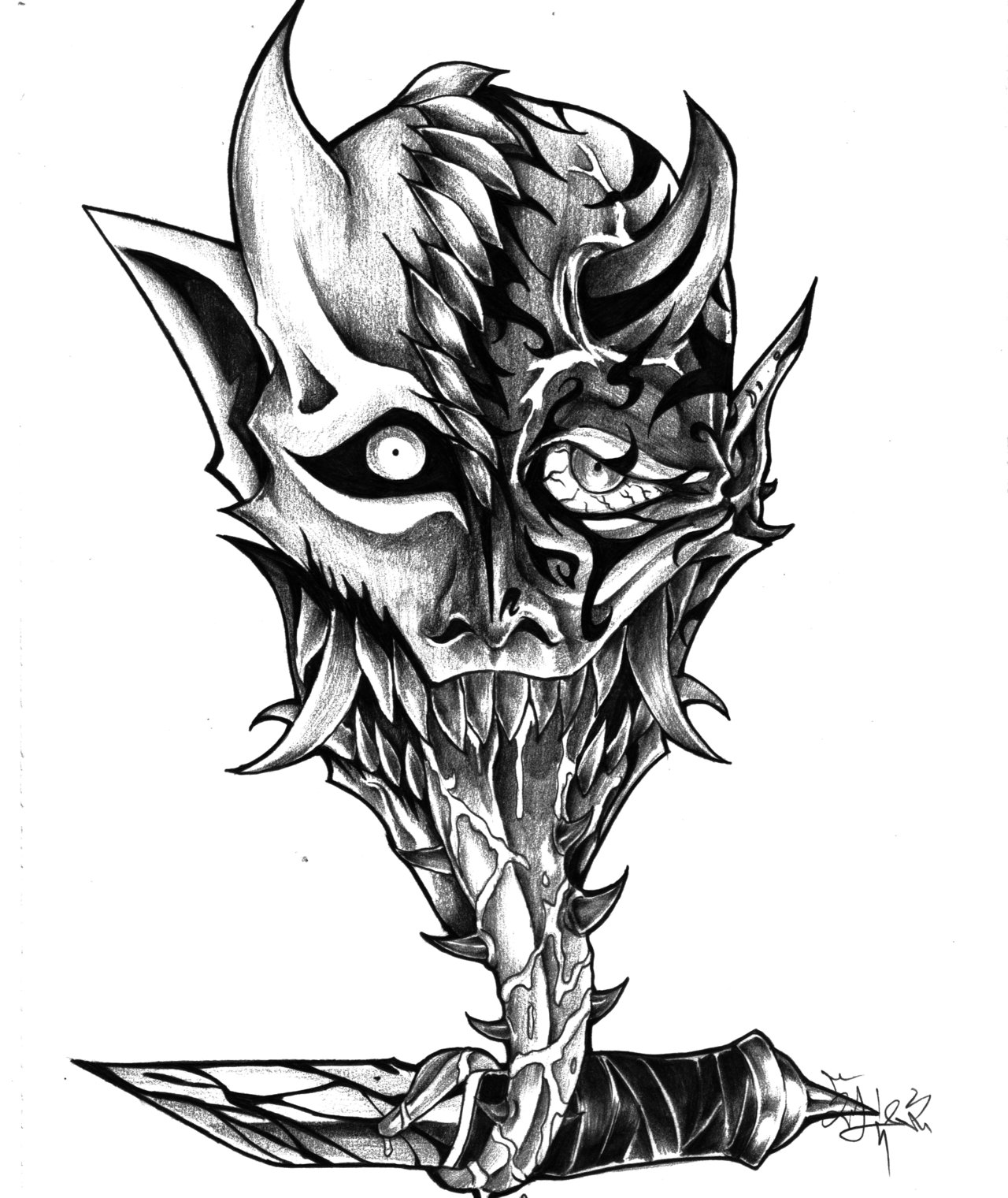 1280x1520 Death God By Xanefrenzy