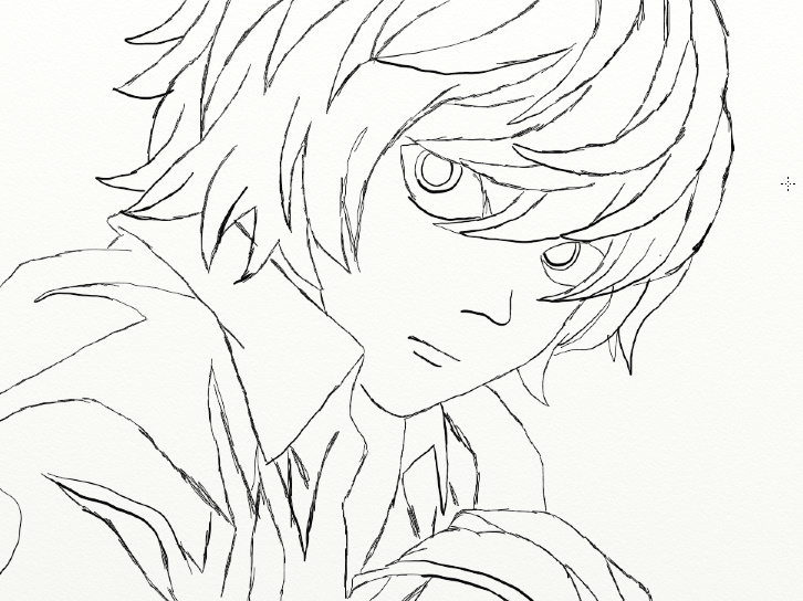 726x544 Death Note Sketch
