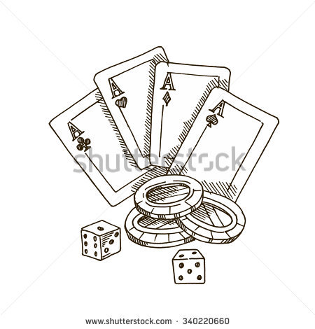 450x470 Playing Cards, Chips, Dice. The Game Of Poker. Casinovegas