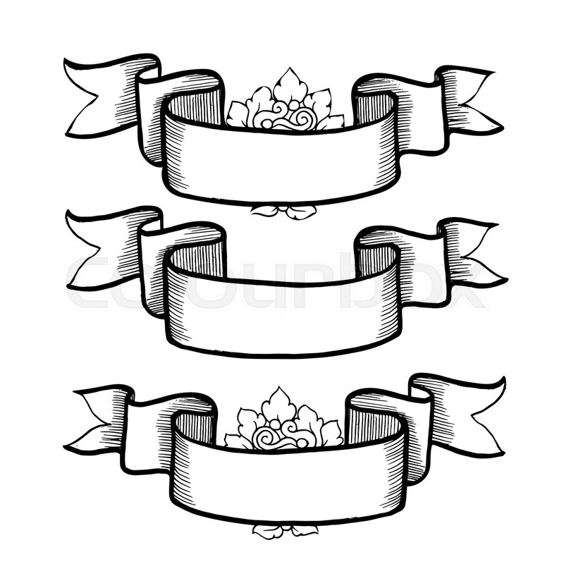 800x800 Old Hand Drawn Banner