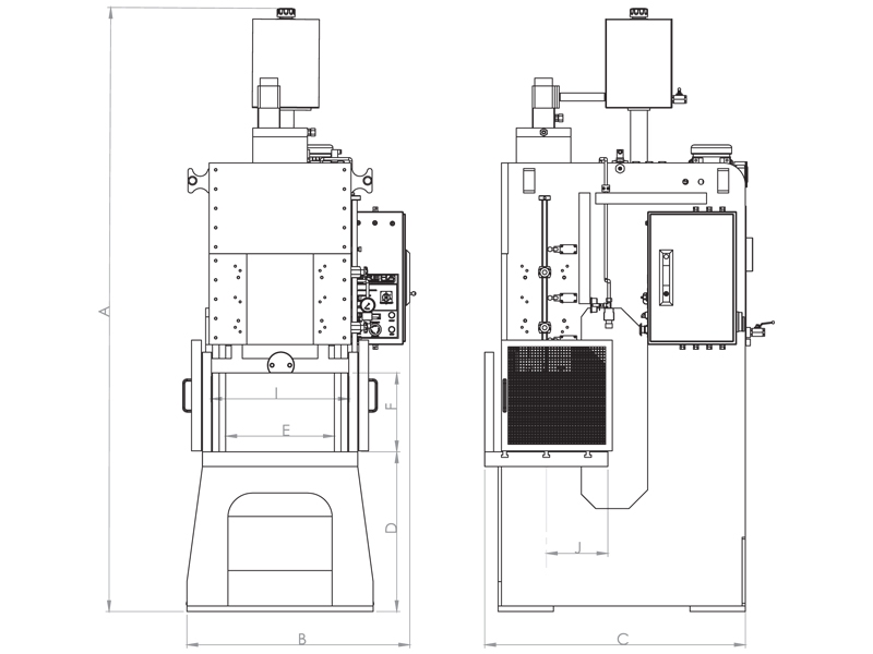 800x600 C Type Hydraulic Press