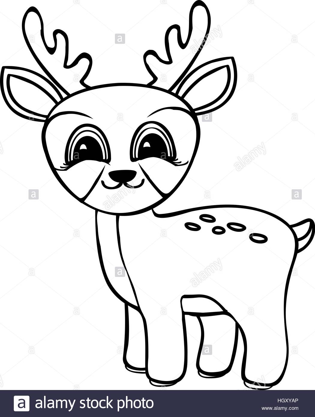 1050x1390 Funny Cartoon Baby Deer Stock Vector Art Amp Illustration, Vector