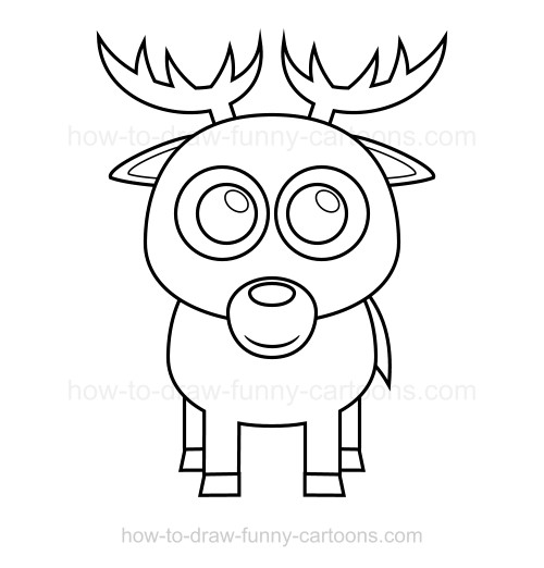 500x522 To Draw A Deer