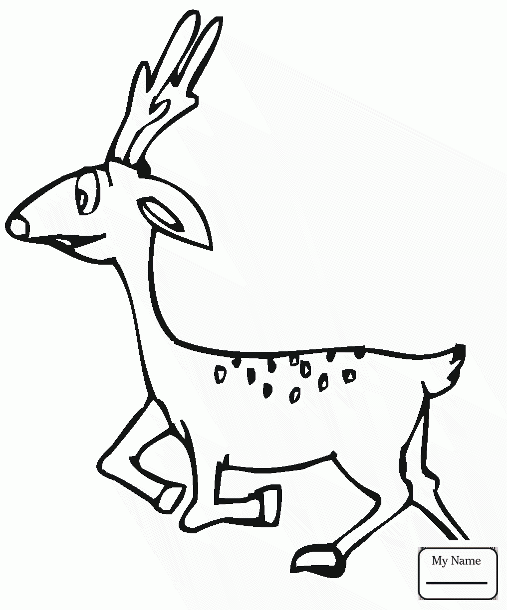 1016x1224 Cartoon Deers