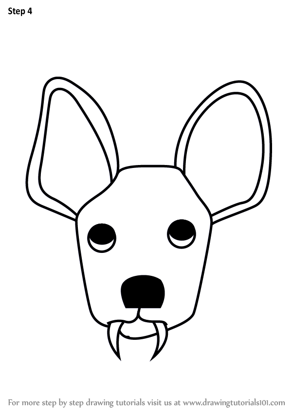 602x848 Learn How To Draw A Water Deer Face Kids (Animal Faces