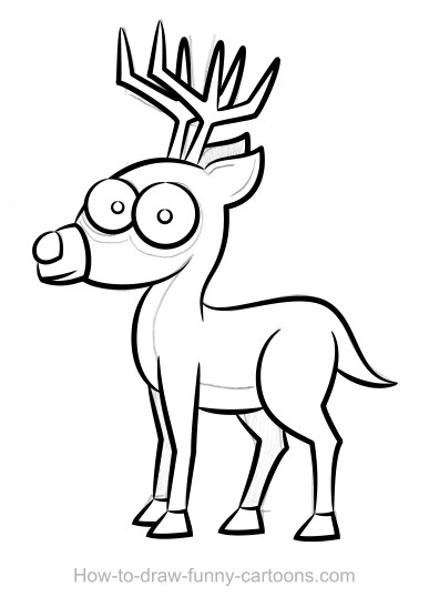387x547 Surprising Ideas Easy To Draw Deer Drawings Sketching Vector