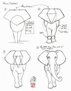 236x301 Draw An Elephant 2 Part1 By ~diana Huang On Drawing