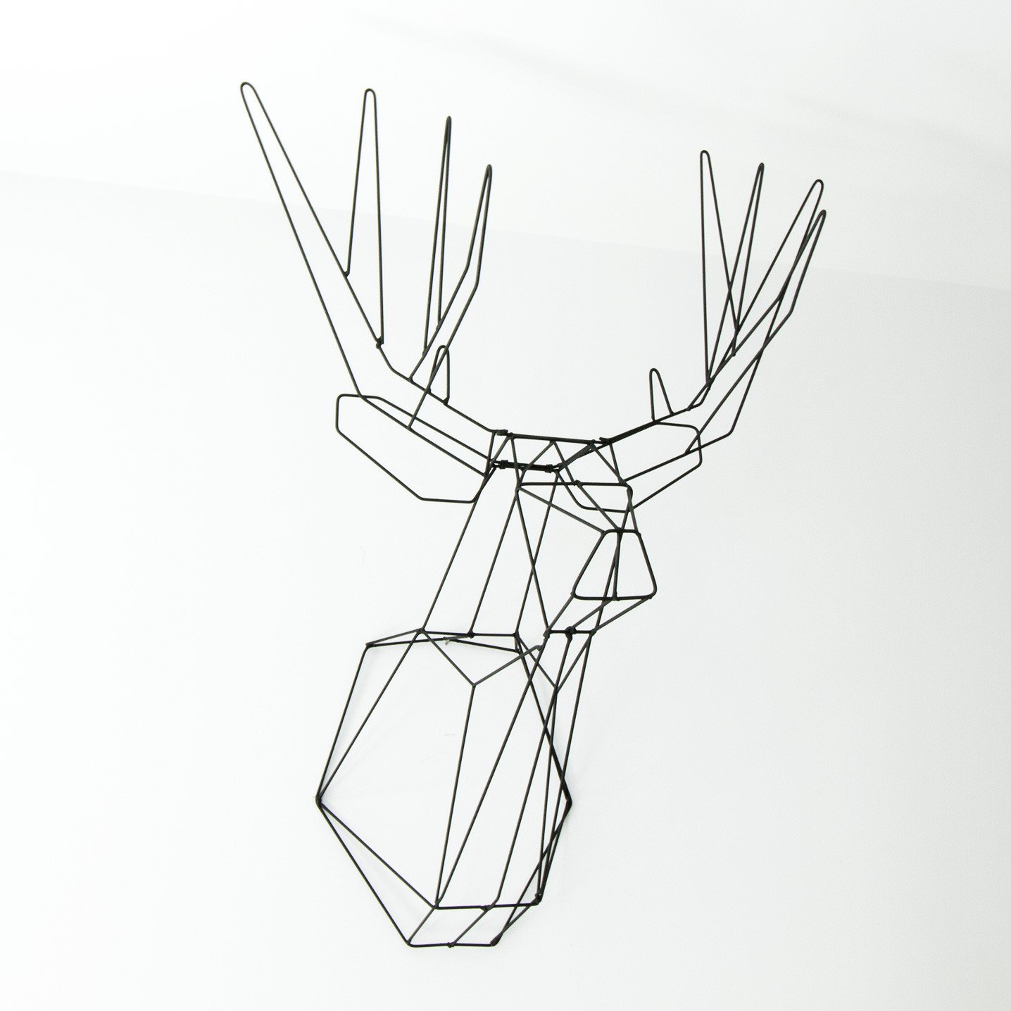1436x1436 Wireframe Deer Head