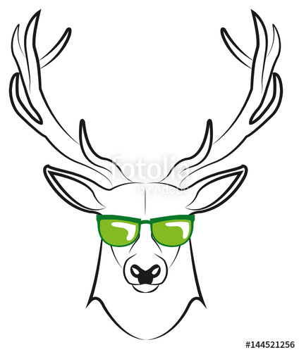 424x500 Cool Deer Stock Image And Royalty Free Vector Files On Fotolia
