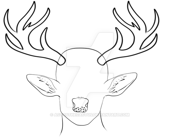 600x469 Deer Person By Actosthecactus