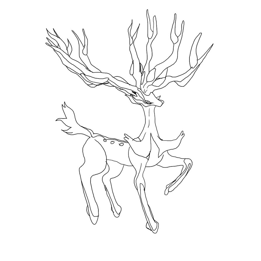 894x894 Legendary Deer Pokemon Wip By Setokibas Kitten