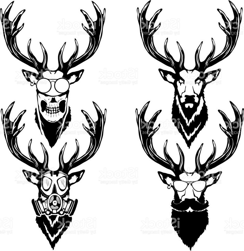 995x1024 Best Free Print On Tshirt Isolated Illustration Of Deer Head
