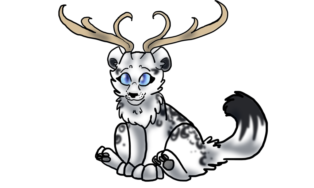 1024x614 Deer Cat Chibi By Pandaflute