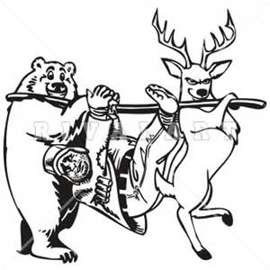 300x300 Deer Hunter Clip Art