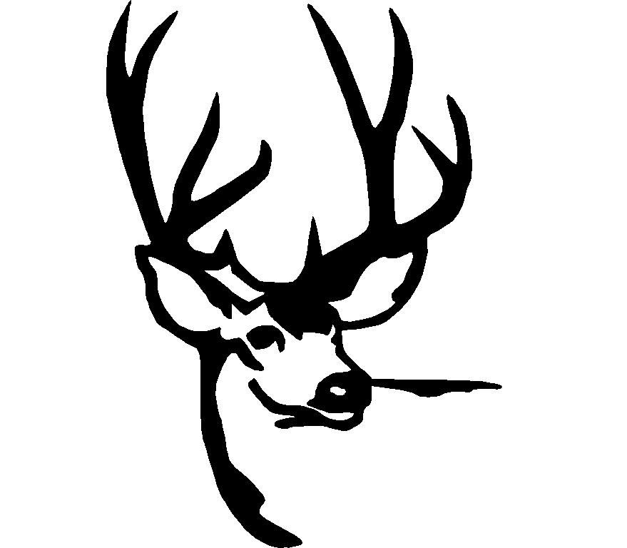879x768 Deer Hunting Logos Deer Head Silhouette Logos