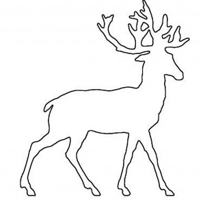 Deer Outline Drawing at GetDrawings | Free download