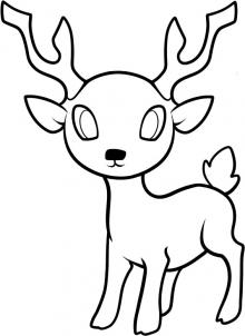 220x302 How To Draw A Deer