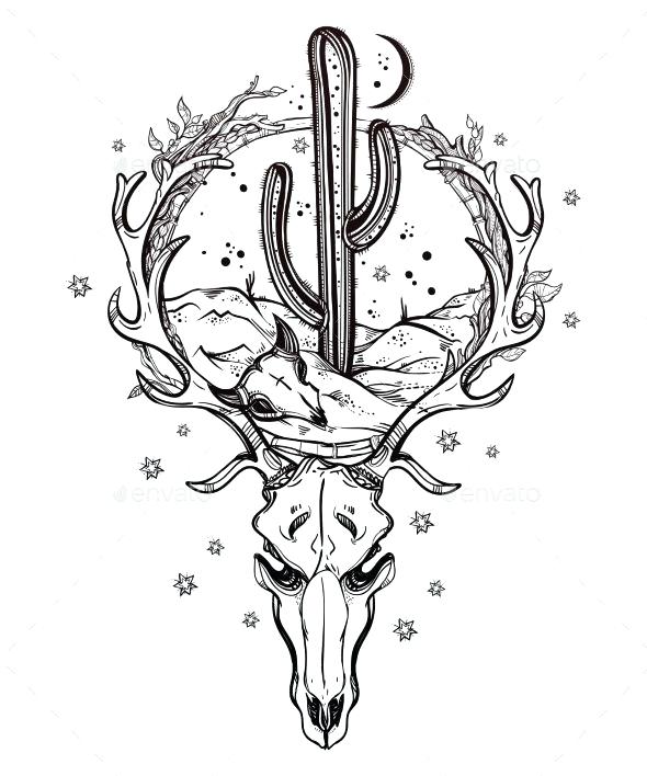 590x708 Desert Landscape Drawings Flyingangels.club