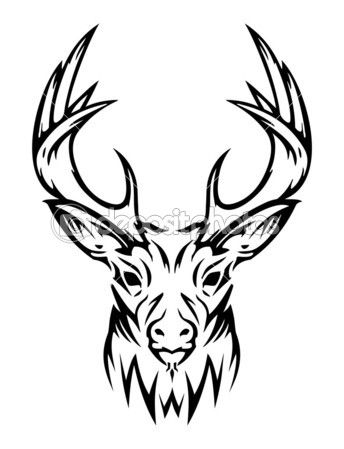 344x449 Deer Skull Drawings Images Of Deer Skull Clip Art Pictures