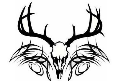 400x274 Skeleton Tattoo Designs On Tribal Deer Skull Designs Jpg Tattoo