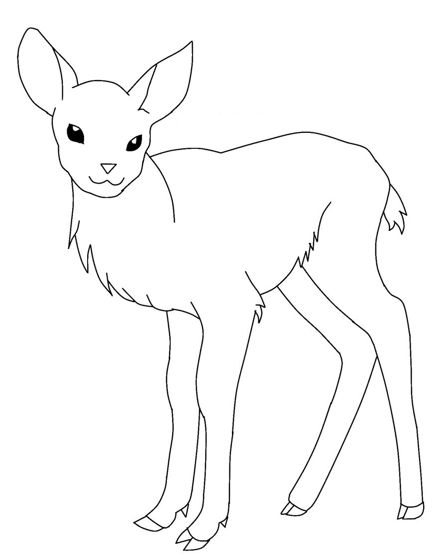 900x1123 Coloring Book Deer 35 Animals Printable Pages Drawing Page 800