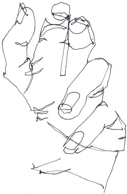 428x652 Blind Contour Drawing (Also Called Pure Contour Drawing