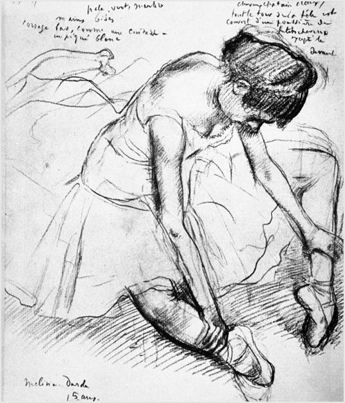 500x585 Edgar Degas