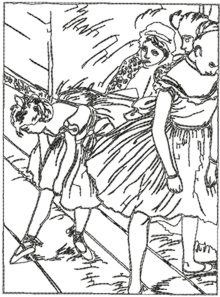 220x297 The Dancing Class By Edgar Degas Monograms Machine