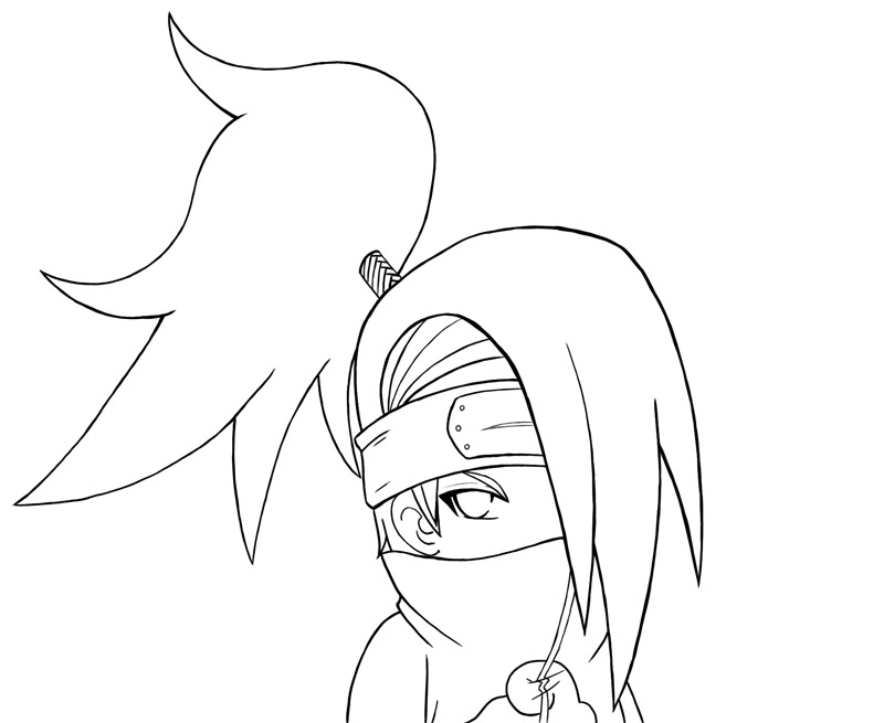 800x655 Deidara Chibi By Hyliansword