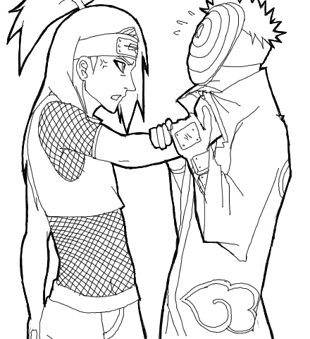 440x480 Deidara Is Angry By Shabaku