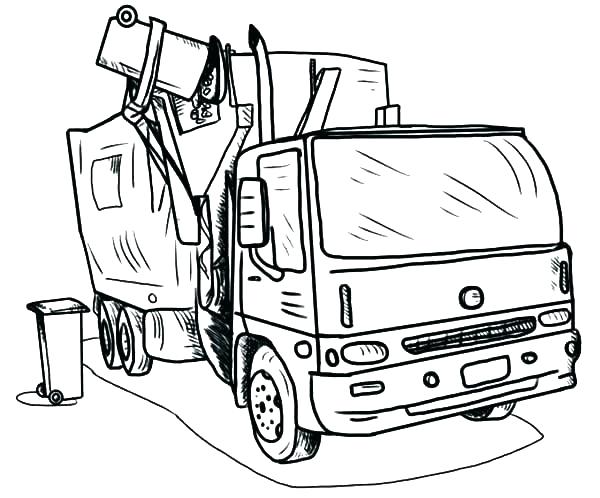 600x498 Dump Truck Box Coloring Page Caterpillar Truck Delivery Truck