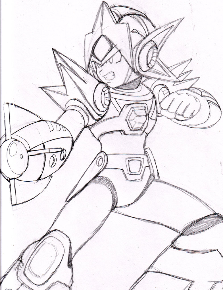 785x1017 Mega Man X Delta Armor By Dariusxii