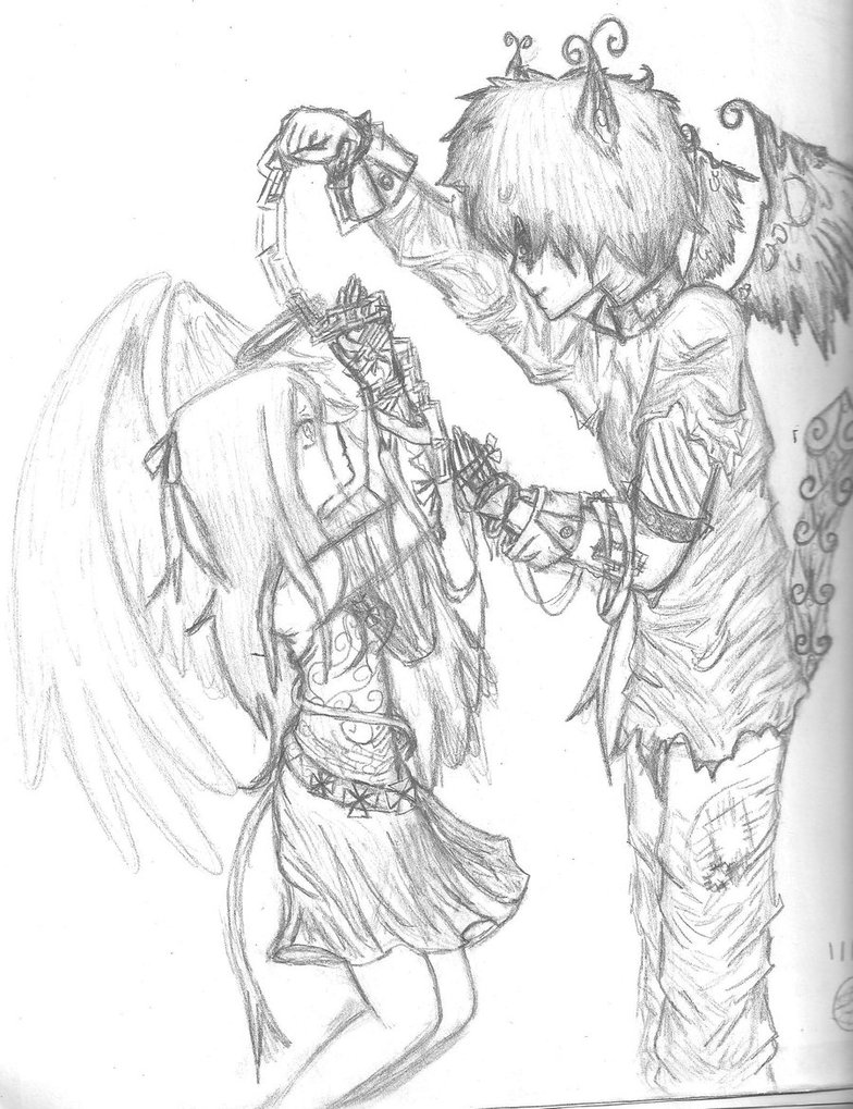 784x1019 Another Angel And Demon Love By Daydreamerxforxlife