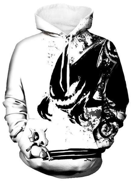 434x600 Demon Dog 3d Unisex Hoodies Deadly Girl