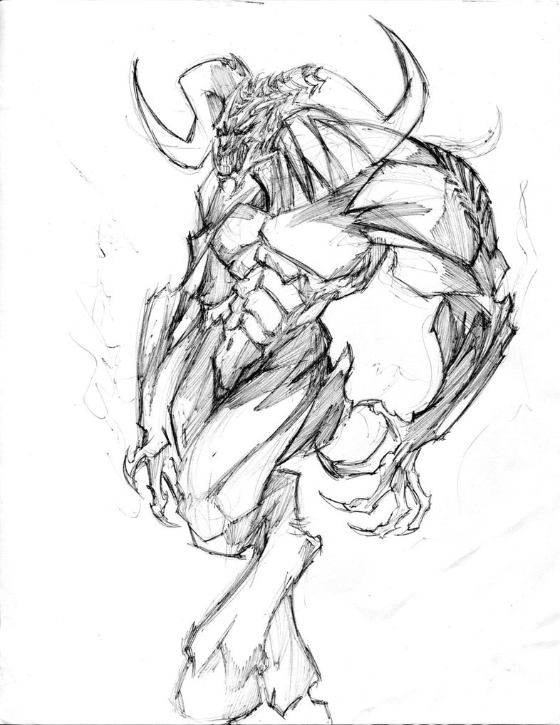 786x1017 Monstrous Demon By Winddragon24