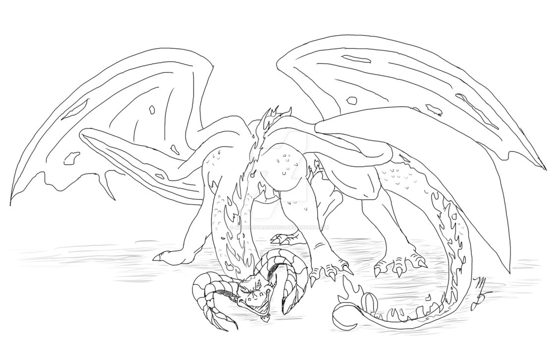 1128x708 Demon Dragon ~art Trade~ By Mistressdragoness