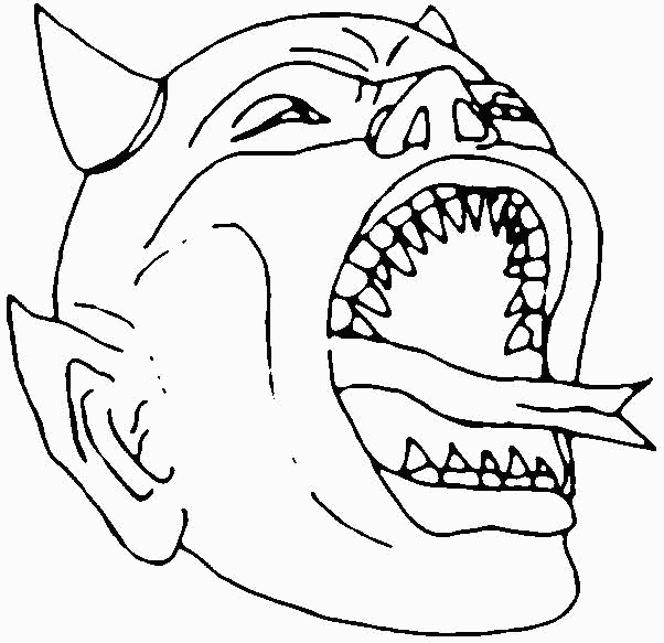 602x583 Fantasy Art Demon Drawing